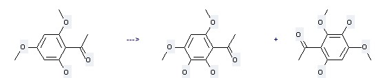 Ethanone,1-(3,6-dihydroxy-2,4-dimethoxyphenyl)- can be obtained by 1-(2-Hydroxy-4,6-dimethoxy-phenyl)-ethanone